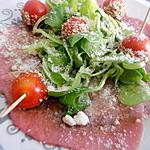 recette Salade de carpaccio de boeuf