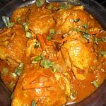 recette Hauts de cuisses de poulet au curry