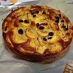 recette GATEAU AUX PECHES - RHUM - RAISINS