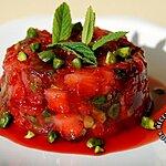 recette Tartare de fraises au basilic