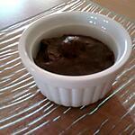 recette Petits pots de semoule express au chocolat noir