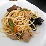 recette Wok de nouilles sauce satay
