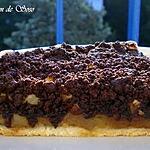 recette TARTE AUX POMMES SPECULOOS & CRUMBLE CHOCOLAT