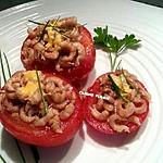 recette Tomates aux crevettes grises 'Belgique',  sauce cocktail