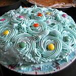 recette Gâteau fleur bleue anniversaire Tonton