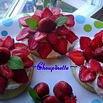 sirop : recette ~Petits gâteaux éponge à la crème et aux fraises~ 