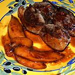 recette COTELETTES DE CANARD AU MELON ET FLOC DE GASCOGNE