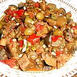 recette CAPONATA D'AUBERGINES ALLA SICILIANNA