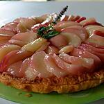 recette TARTE AUX NECTARINES ET GELEE DE VERVEINE ET MENTHE