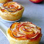 recette Roses feuilletées aux pommes
