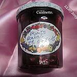 recette Confiture de fruits rouges et vanillé.