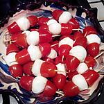 recette Brochette tomate-mozzarella
