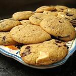 recette Cookies aux deux chocolats