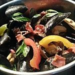 recette Moules à la provençale et chorizo.
