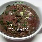 recette Steaks tartare de cheval.