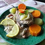recette Darne de thon à la Landaise et ses 2 patates