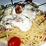 recette Spaghettis sauce Philadelphia