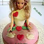recette Poupée gâteau à l'ananas au micro- ondes.