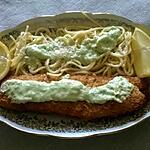 recette Colin et spaghetti à la sauce poireau
