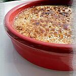 recette Crème brûlée à la crème de Haricot de Soissons aux Noix