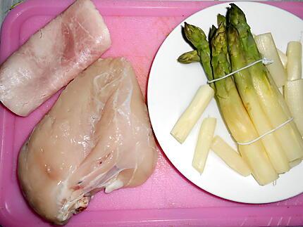 Involtini de poulet aux asperges fraiches 430