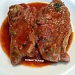 recette Tranches d’épaule d’agneau mijotées aux tomates