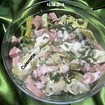 recette salade de cervelas et cœurs d’artichaut.
