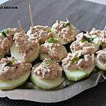 recette Canapés de concombre