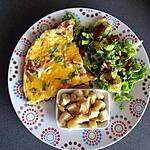 recette Omelette onctueuse garnie