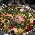 recette Poulet aux herbes et aux légumes de saison