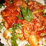 recette Poitrine de veau sauce tomate aux petits oignons