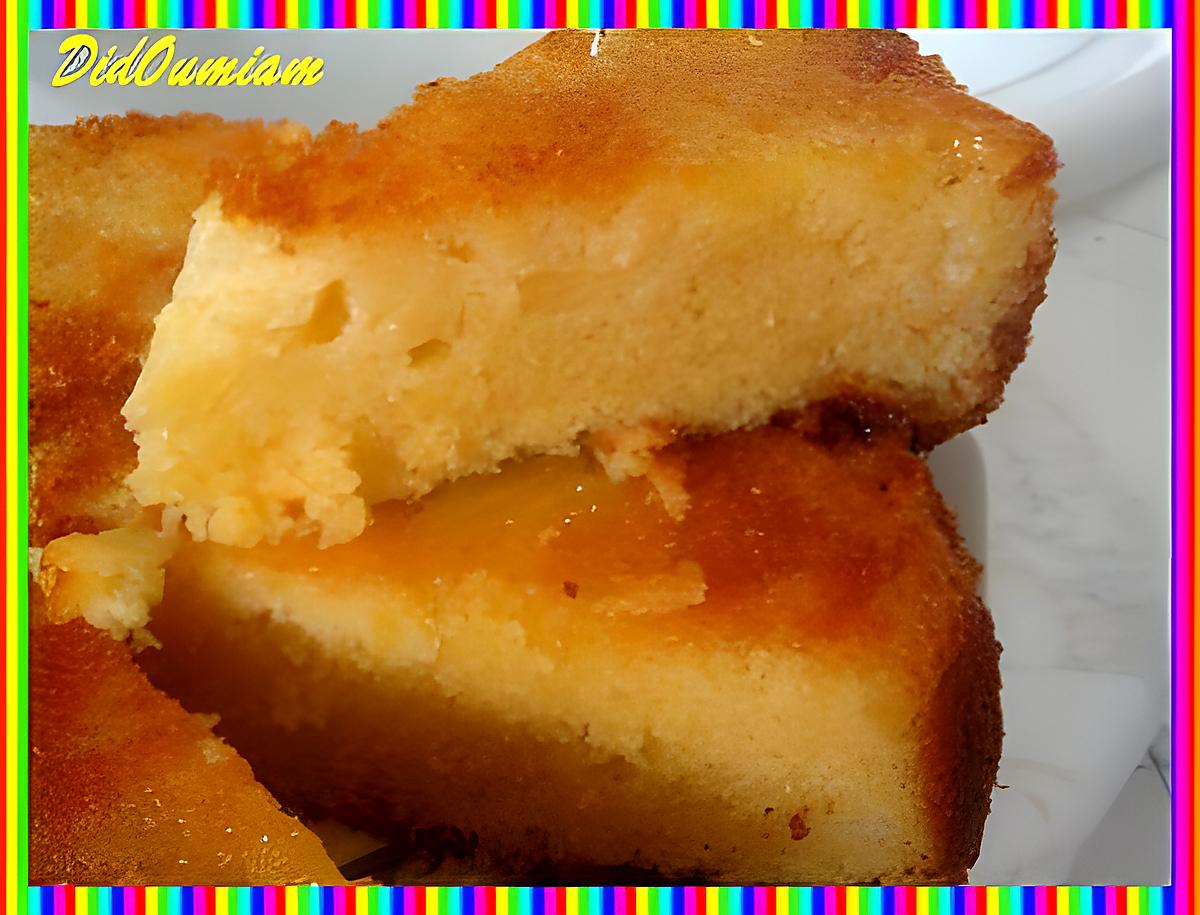 recette Gâteau à l'ananas, amande et à la noix de coco