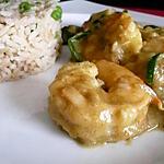 recette Curry vert de crevettes