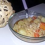 recette Nouilles au légumes et poulet
