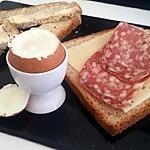 recette Oeuf a la coque et mouillettes de Papa