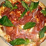 recette Pizza bianca au jambon de parme