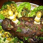 safran : recette Viandes : Epaule d'agneau roti