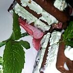 recette Mille-feuilles de Gavottes et parfait glacé à la menthe