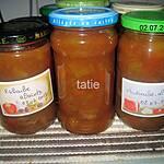 recette Confiture de rhubarbe de d'abricots.machine à pain.