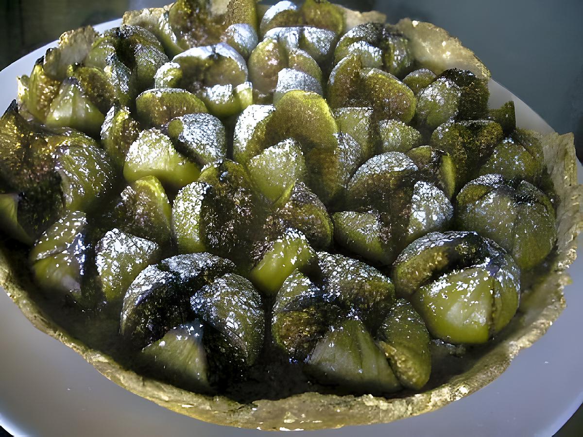 recette Tarte rustique santé aux figues blanches