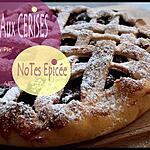 recette ** Une tarte aux cerises ( cherry pie) aux notes épicées**