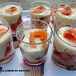 recette Verrine de saumon