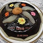 recette Gâteau au chocolat et poires.micro-ondes.