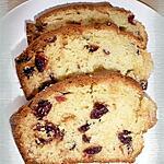 Crème : recette Cake à la crème d'amandes & aux cranberries