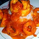 recette Anneaux de Calmar à la tomate et Whisky