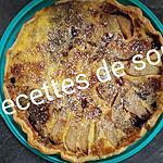 recette Tarte poires chocolat
