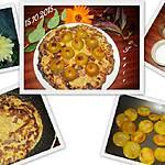 recette Omelette aux prunes sucrées.
