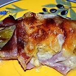 recette ENDIVES AU JAMBON