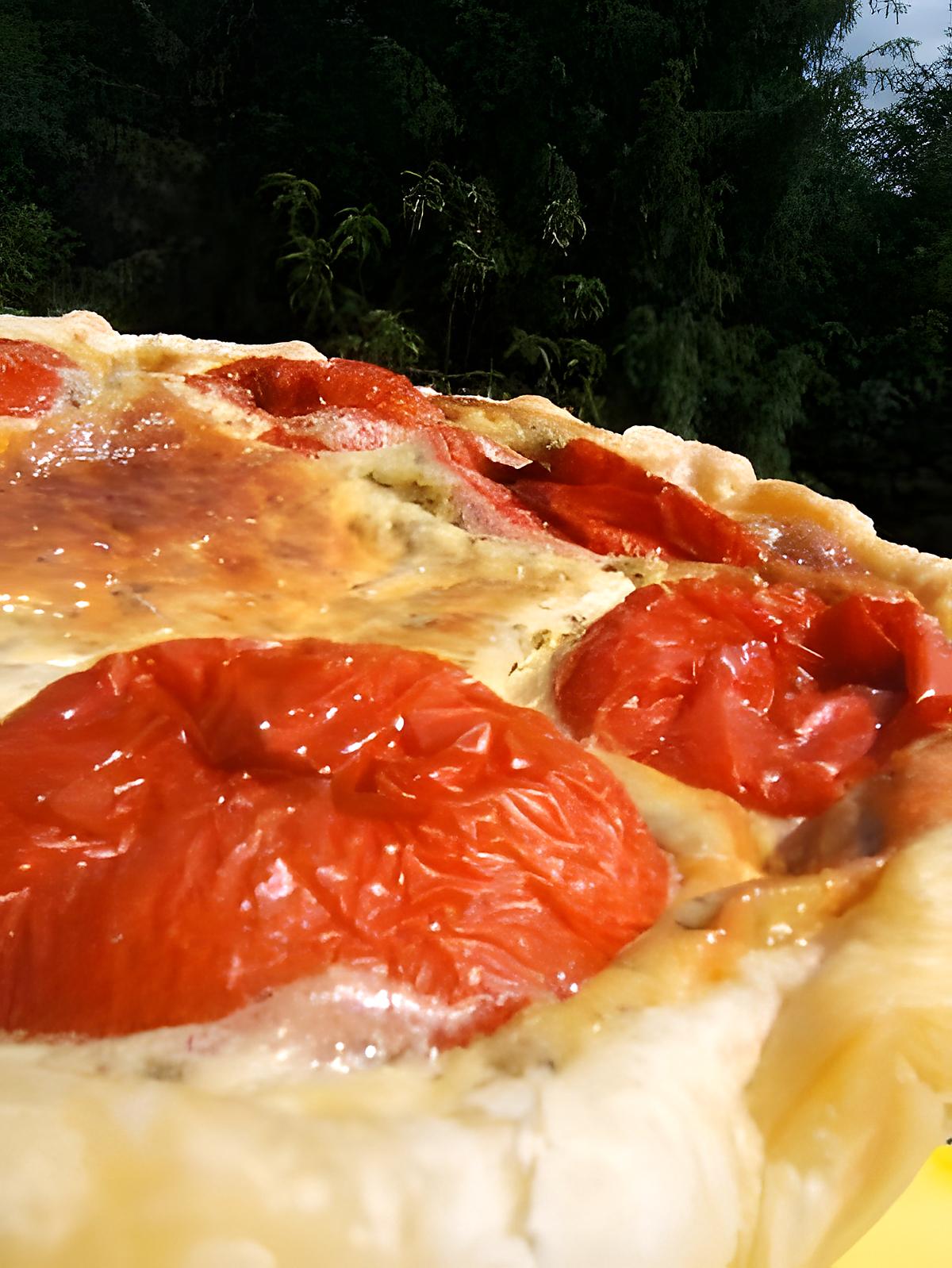 recette Tarte à la tomate et mascarpone