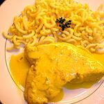 recette Escalope de poulet ou (dinde) au safran